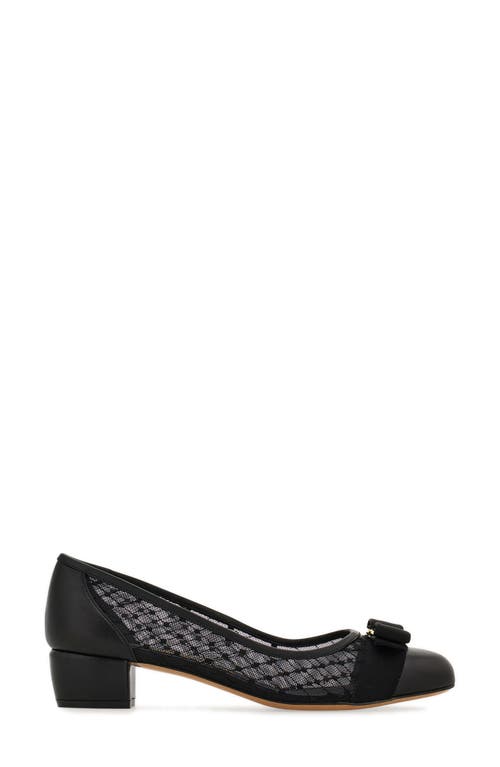 Ferragamo Vara Pump In Nero