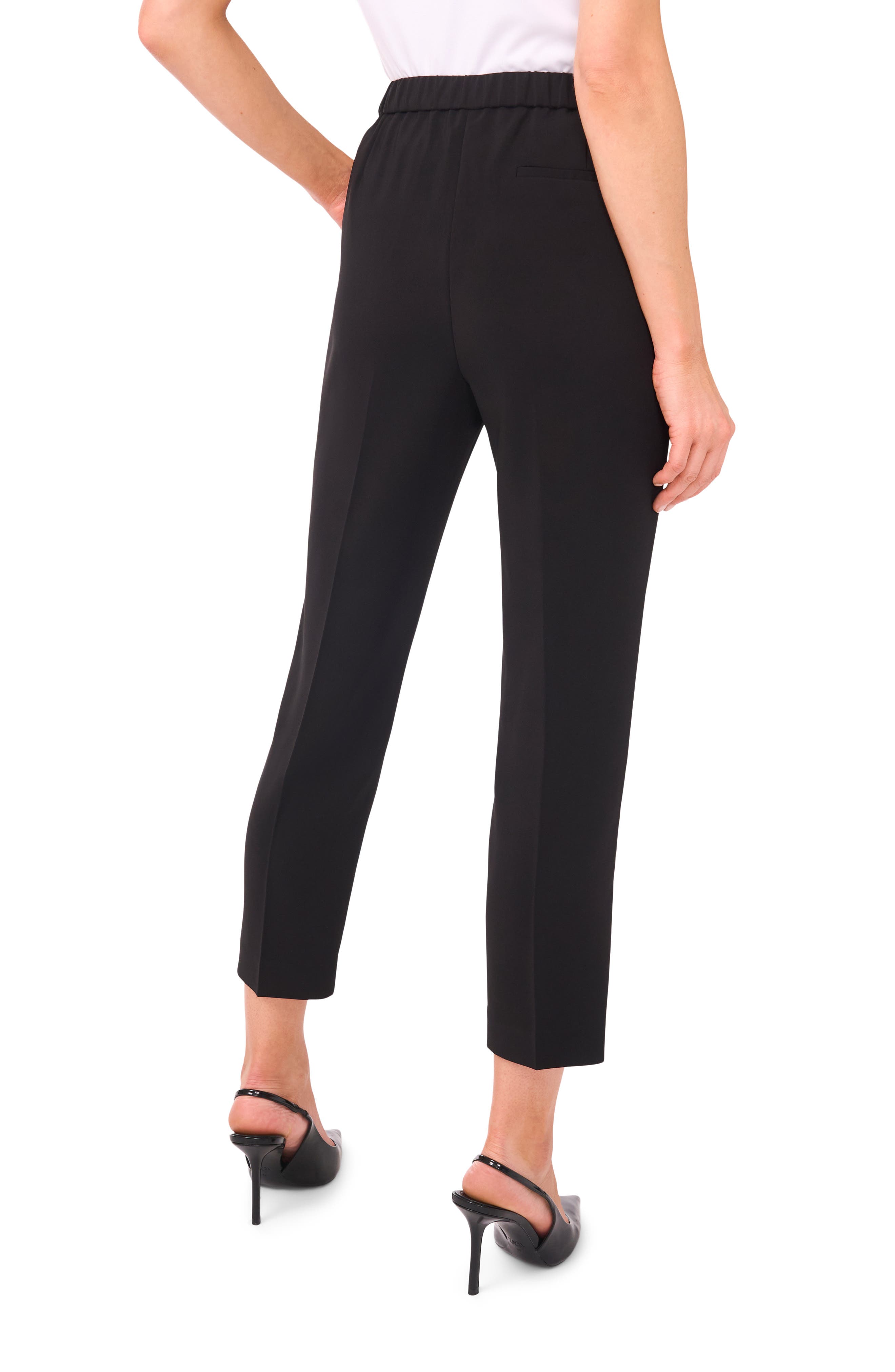 High Waist Ankle Straight Leg Pants - image 2