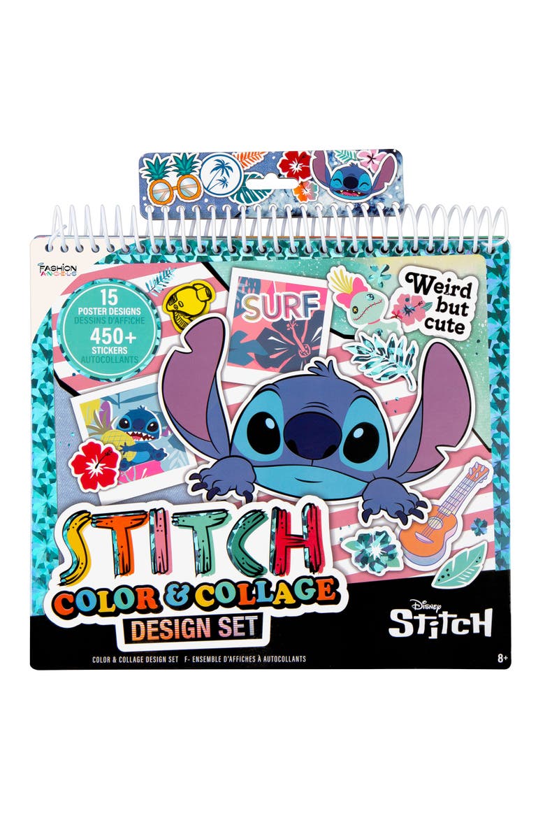 Disney Stitch Color & Collage Set, Alternate, color, Multicolored