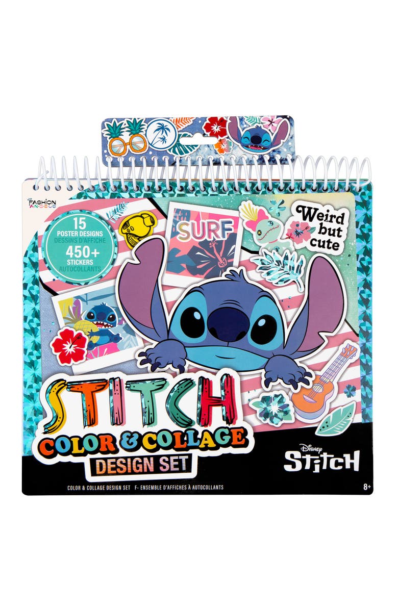 Fashion Angels Disney Stitch Color & Collage Set, Alternate, color, Multicolored