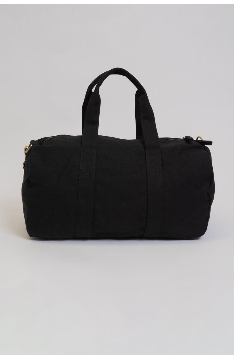 Terra Thread Organic Cotton Gym Bag, Alternate, color, Ivory Black