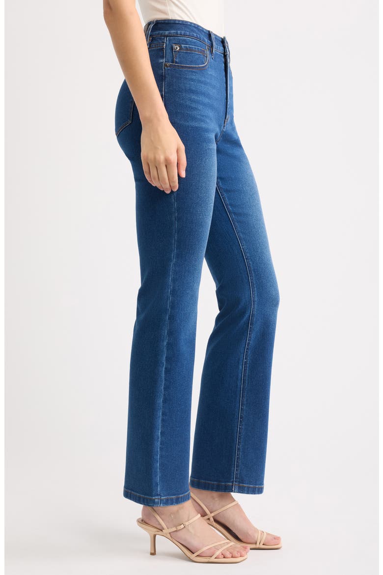 Leo High Waist Bootcut Jeans, Alternate, color, HUDSON WASH