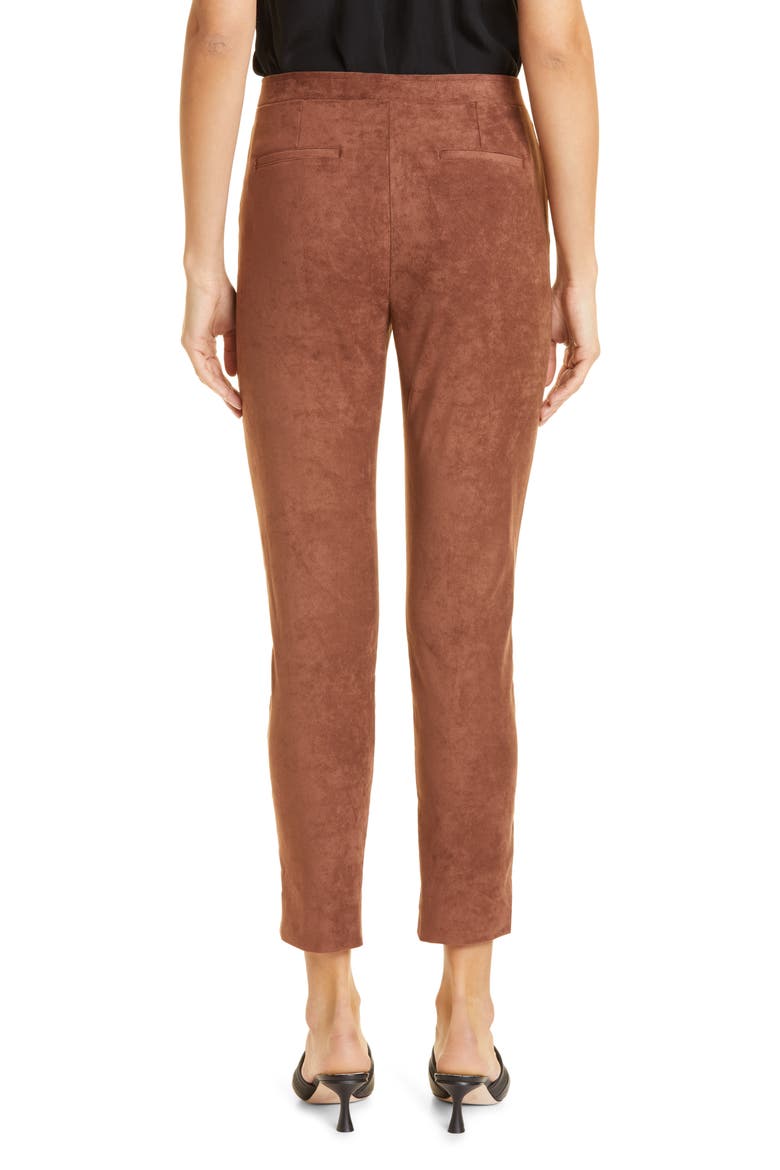 Lori Faux Suede Pants, Alternate, color, CAMEL
