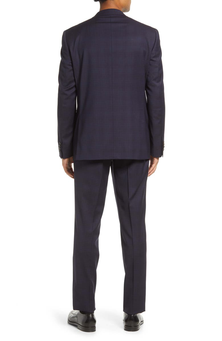 Ted Baker London Jay Check Slim Fit Stretch Wool Suit, Alternate, color, 