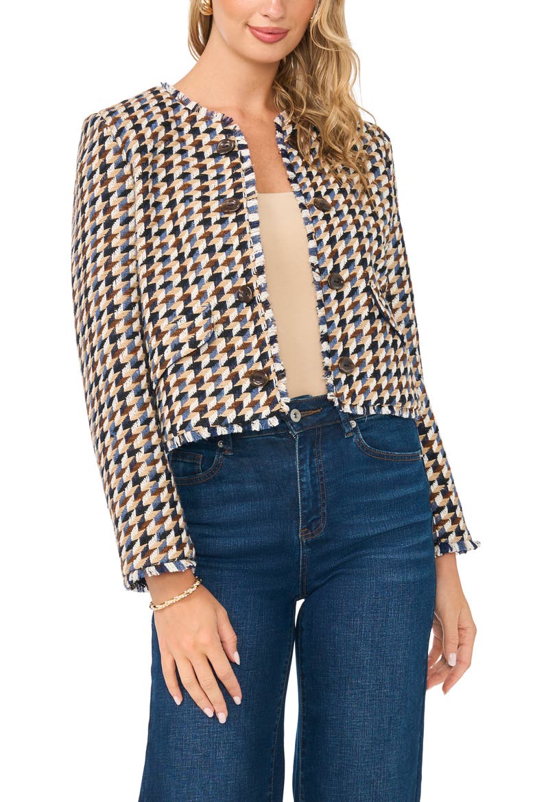 Bouclé Blazer, Main, color, MULTI