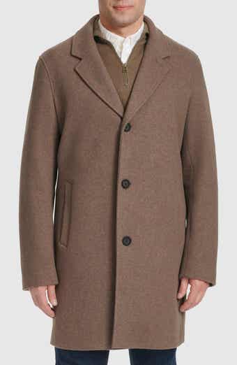 Cole Haan Regular Fit Stretch Wool Coat