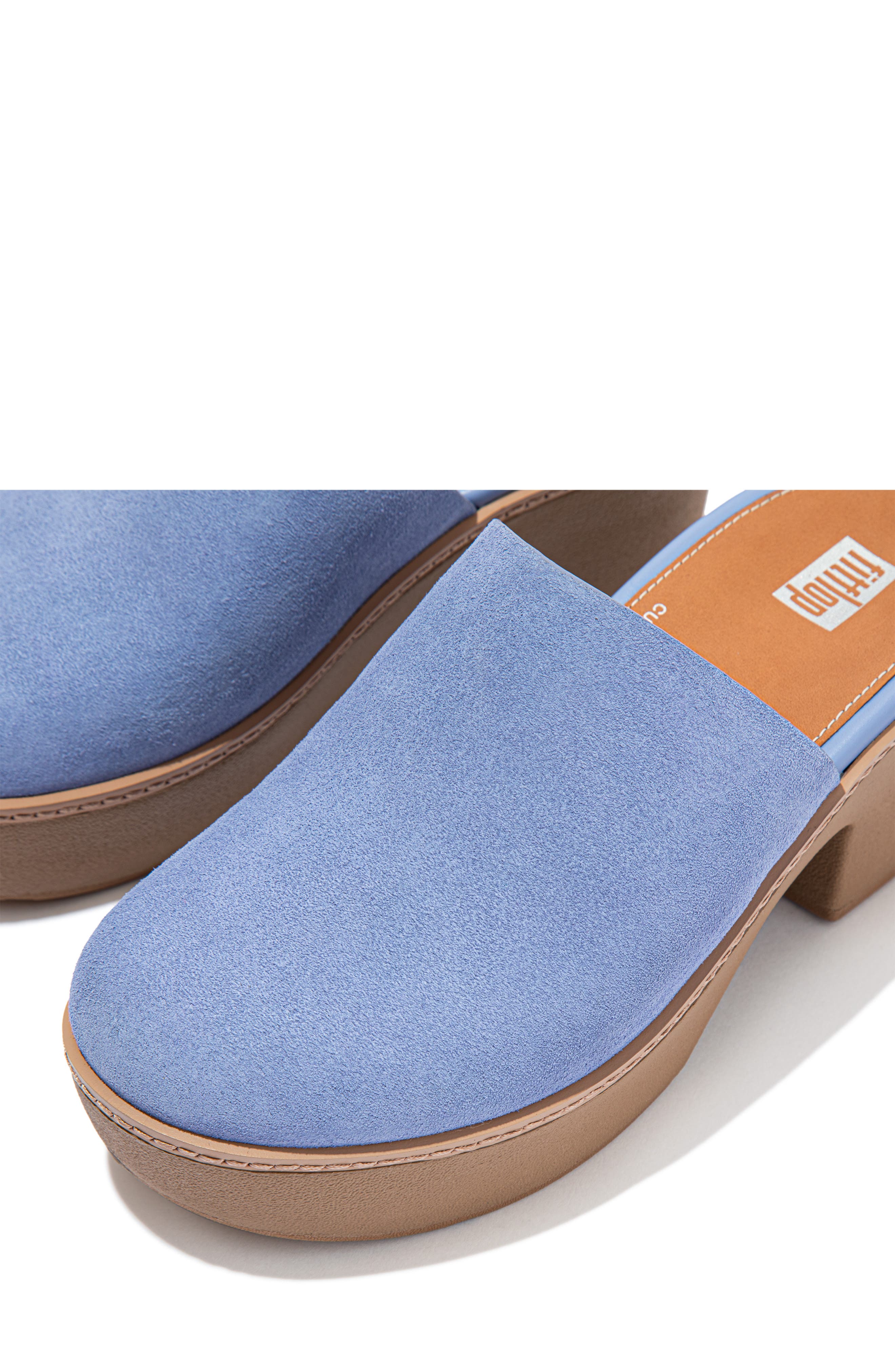 FitFlop Pilar Suede Platform Mule, Alternate, color, 