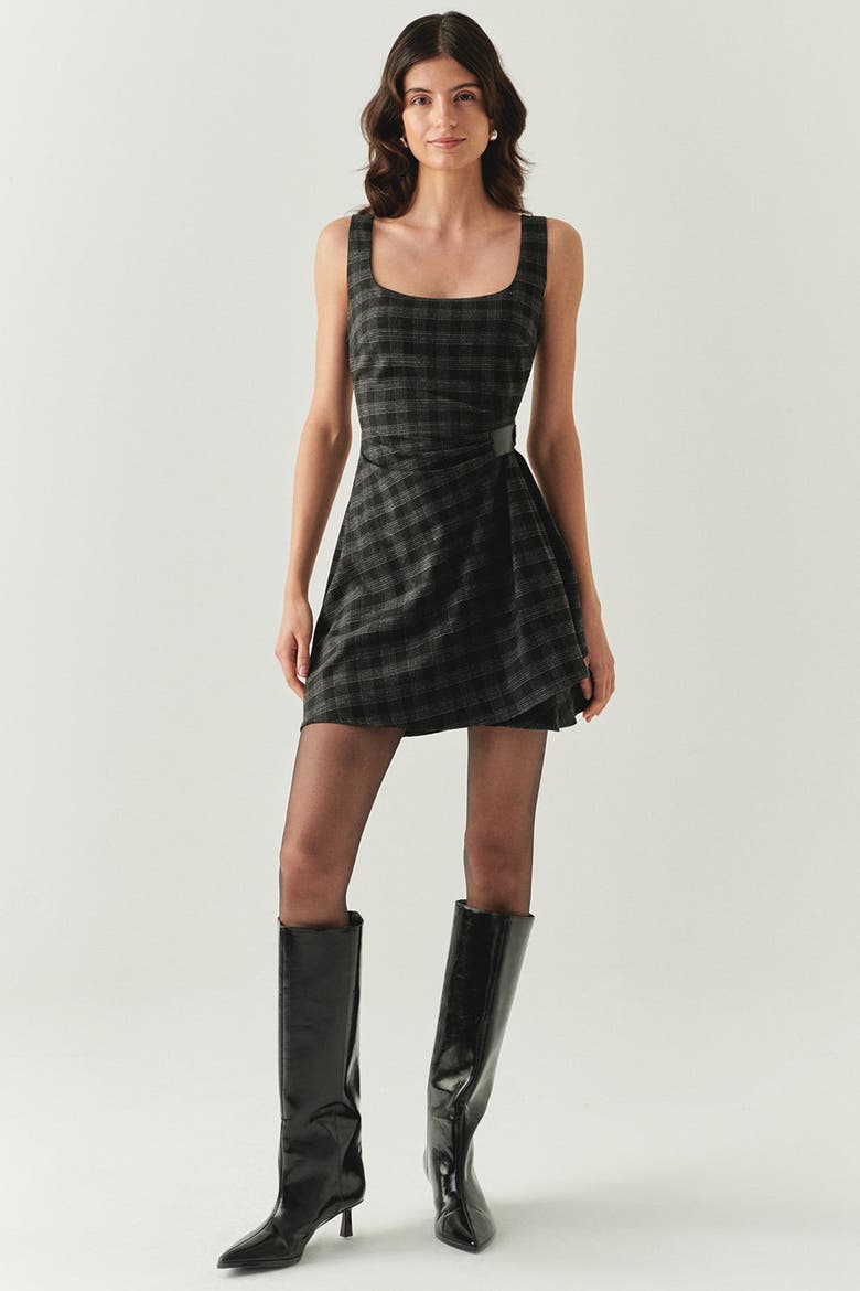 Jada Mini Dress, Main, color, ANTHRACITE
