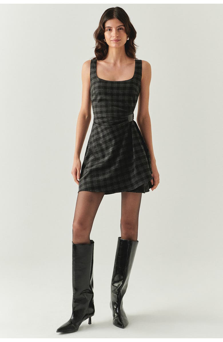 Exquise Jada Sleeveless Mini Dress, Main, color, Anthracite