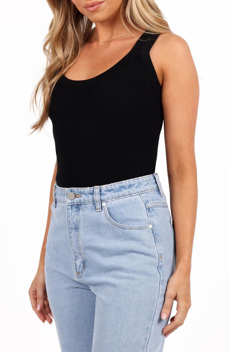 Petal & Pup Esme Rib Tank, Alternate, color, Black
