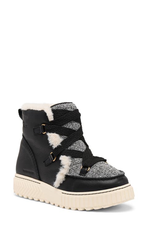 One Ave™ Alpine Faux Fur Trim Waterproof Boot (Women)