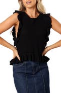 Petal & Pup Katia Frill Sleeveless Sweater