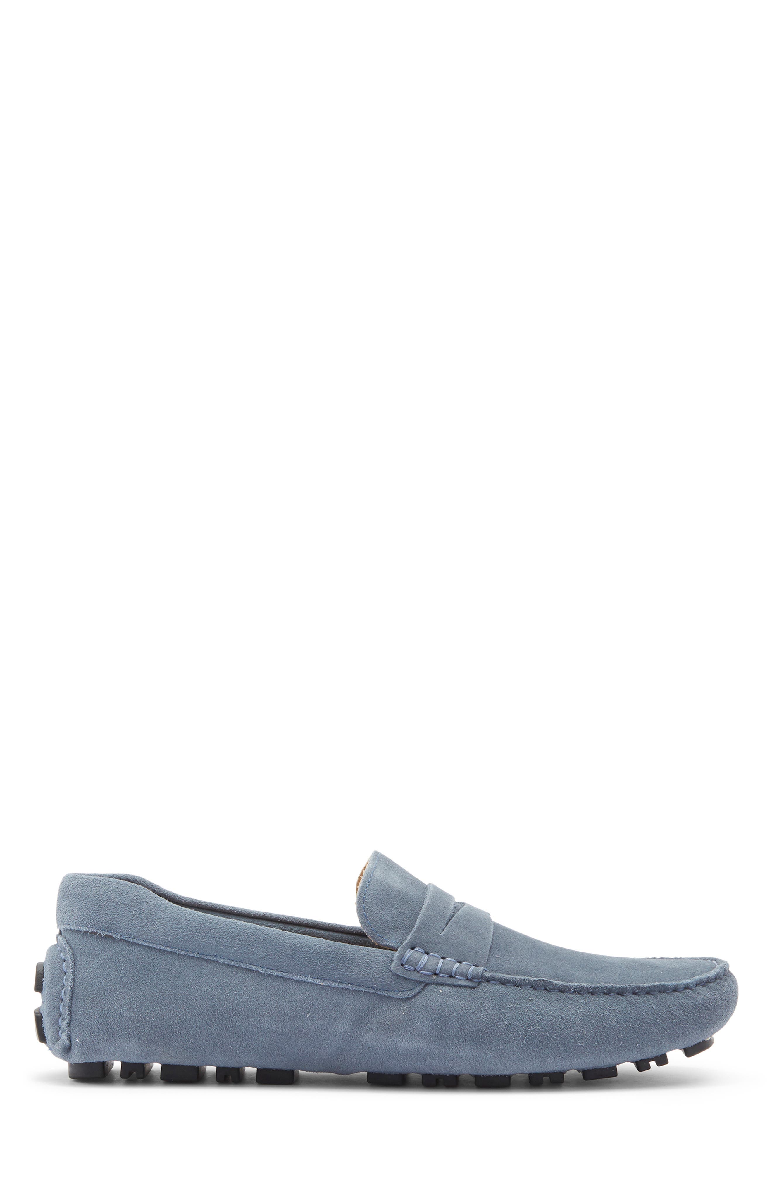 Brody Driving Penny Loafer, Alternate, color, BLUE LIGHT