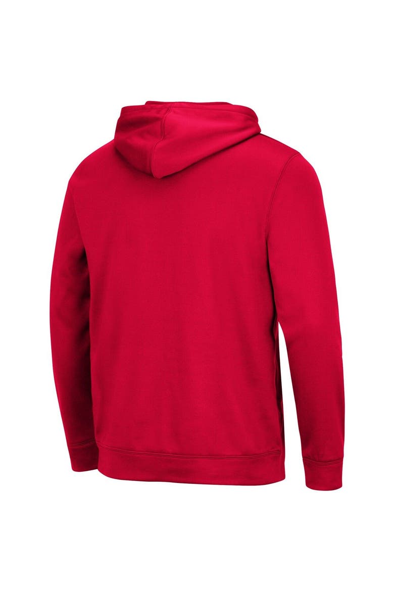 Men's Colosseum Scarlet Rutgers Scarlet Knights Lantern Pullover Hoodie, Alternate, color, Scarlet