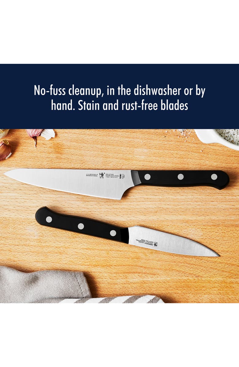 HENCKELS CUTLERY 7-Piece Knife Block Set, Alternate, color, Black