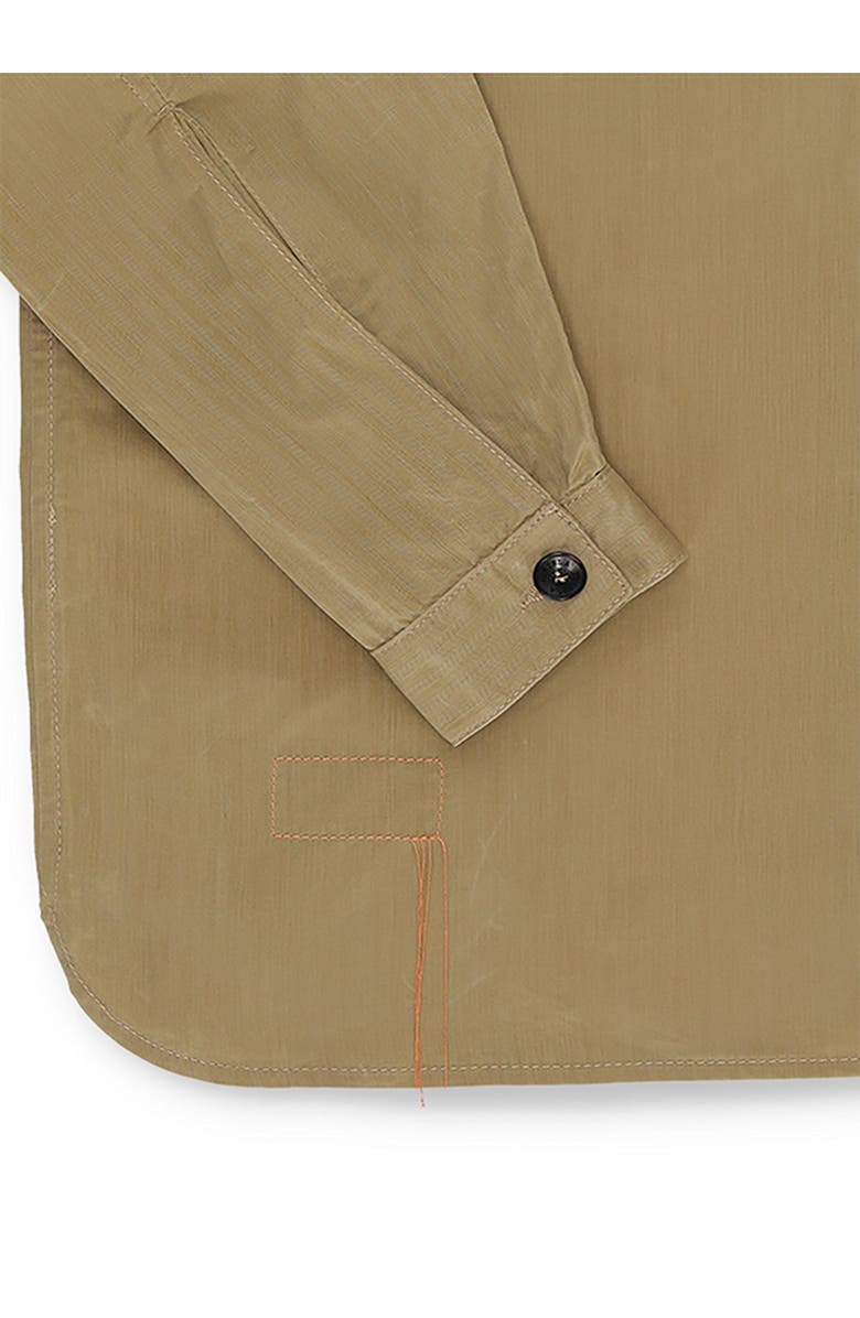 Fortela Mark Cotton Cerato Overshirt, Alternate, color, Beige