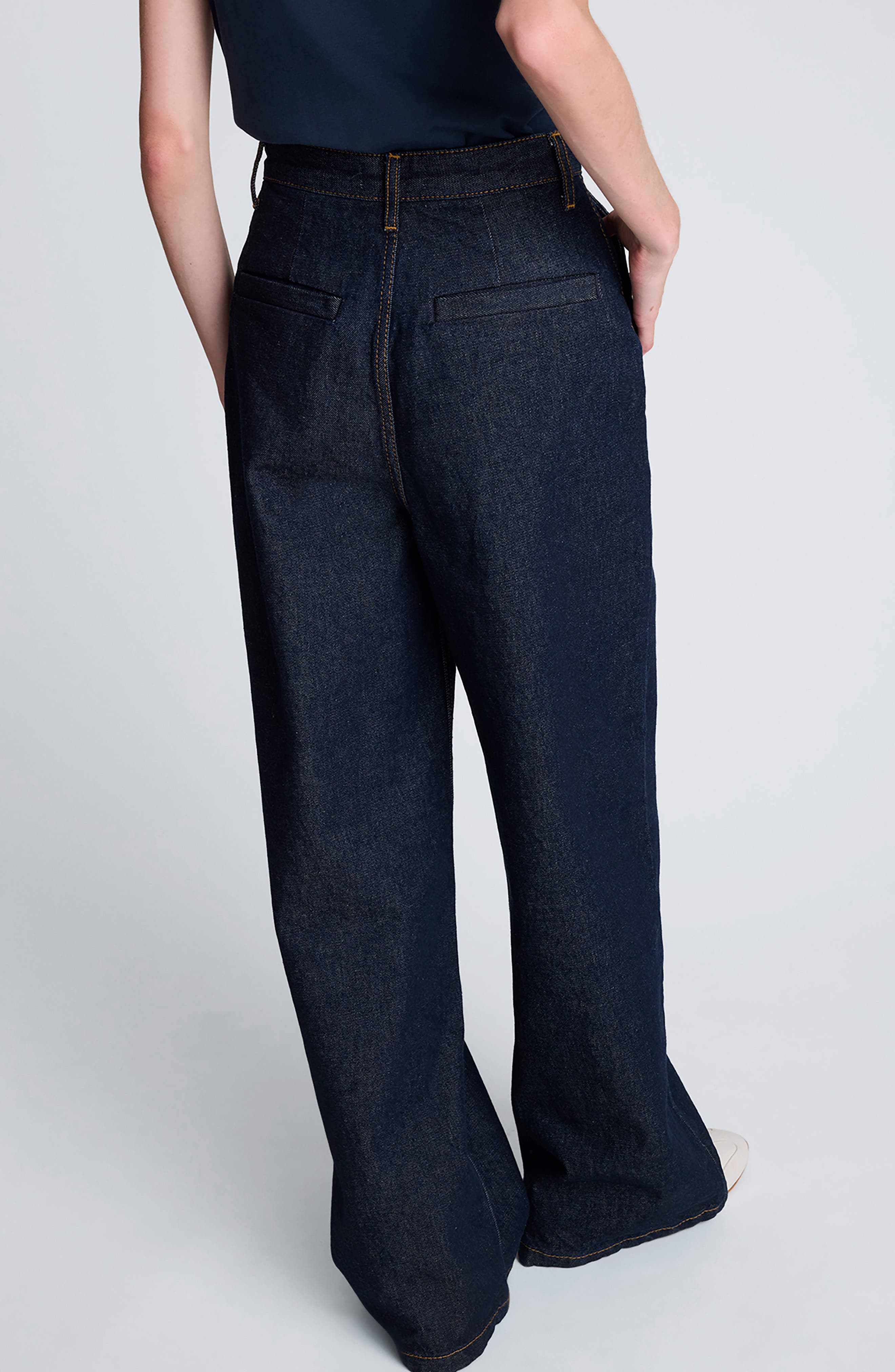 Wide Leg Trouser Jeans - image 2