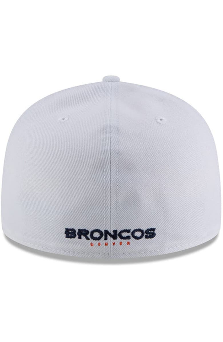 New Era Men's New Era White Denver Broncos Omaha 59FIFTY Fitted Hat, Alternate, color, 
