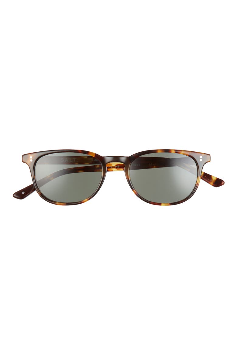 Pierce 51mm Polarized Round Sunglasses, Main, color, ANTIQUE LEAVES
