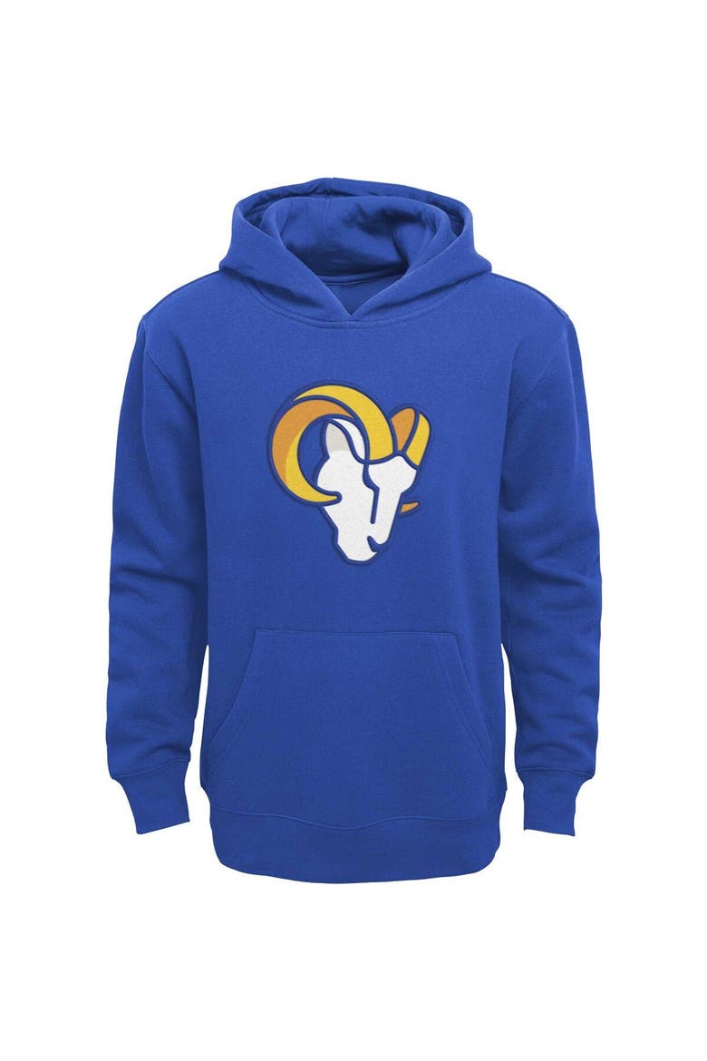 Youth Royal Los Angeles Rams Prime Pullover Hoodie, Main, color, Royal