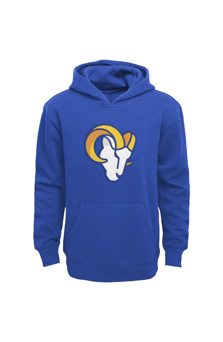 Outerstuff Youth Royal Los Angeles Rams Prime Pullover Hoodie, Main, color, Royal