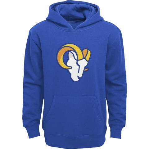 Youth Royal Los Angeles Rams Prime Pullover Hoodie