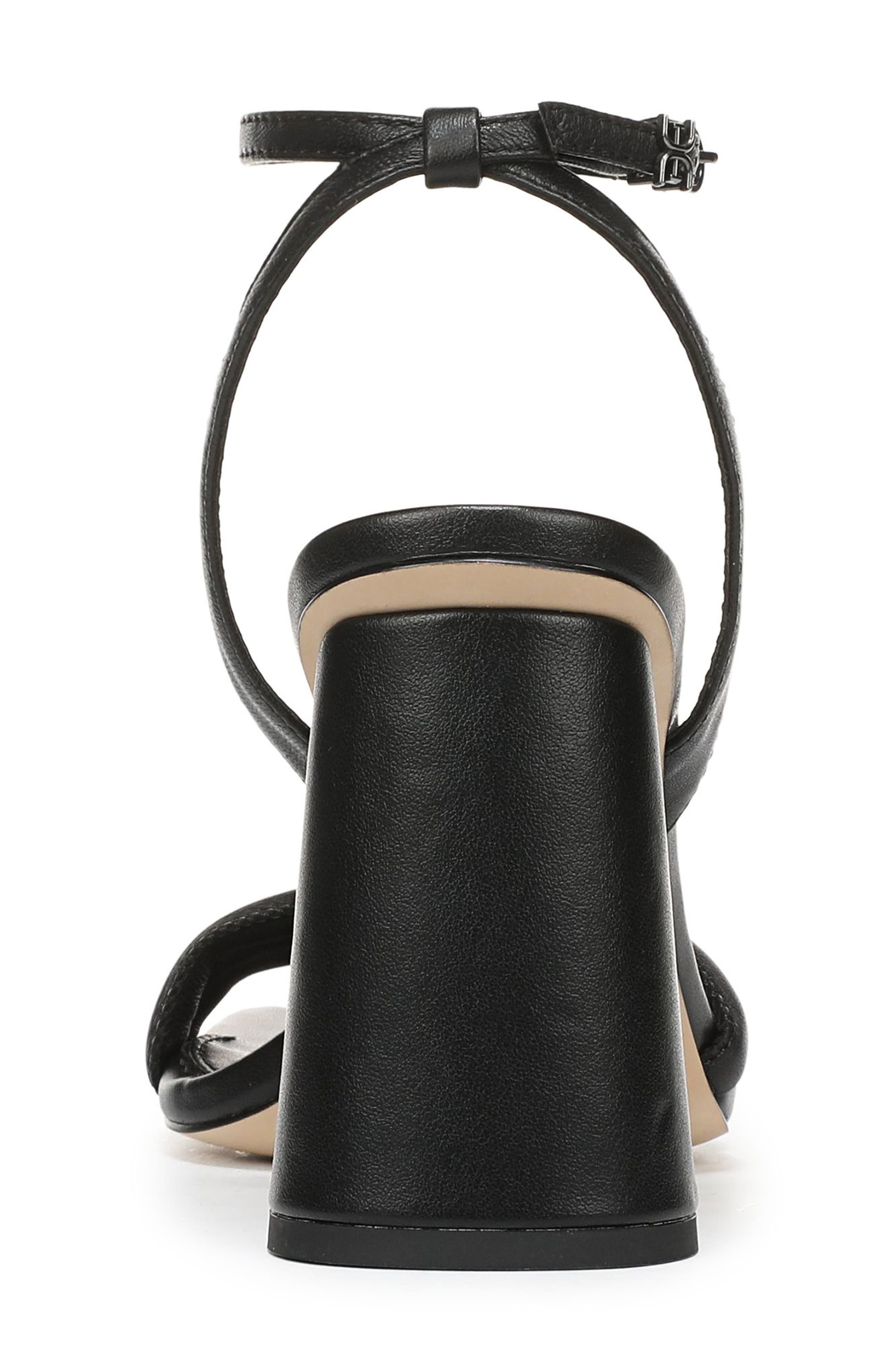 Sam Edelman Kia Block Heel Ankle Strap Sandal, Alternate, color, Black