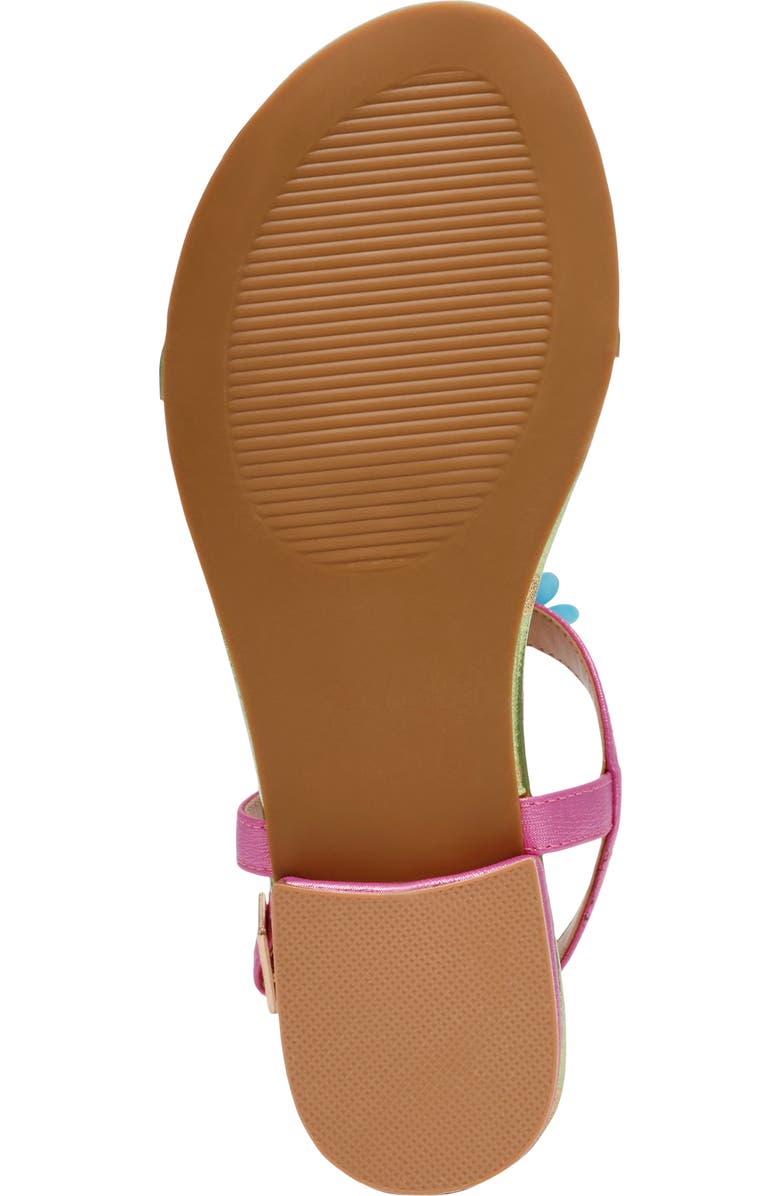Betsey Johnson Murphee T-Strap Sandal, Alternate, color, Pink Multi