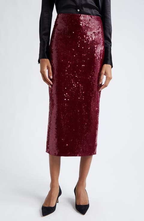 Koa Sequin Midi Skirt