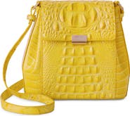Brahmin Margo Croc Embossed Leather Crossbody Bag