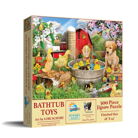 Bathtub toys 500 piece Jigsaw Puzzle for Adults