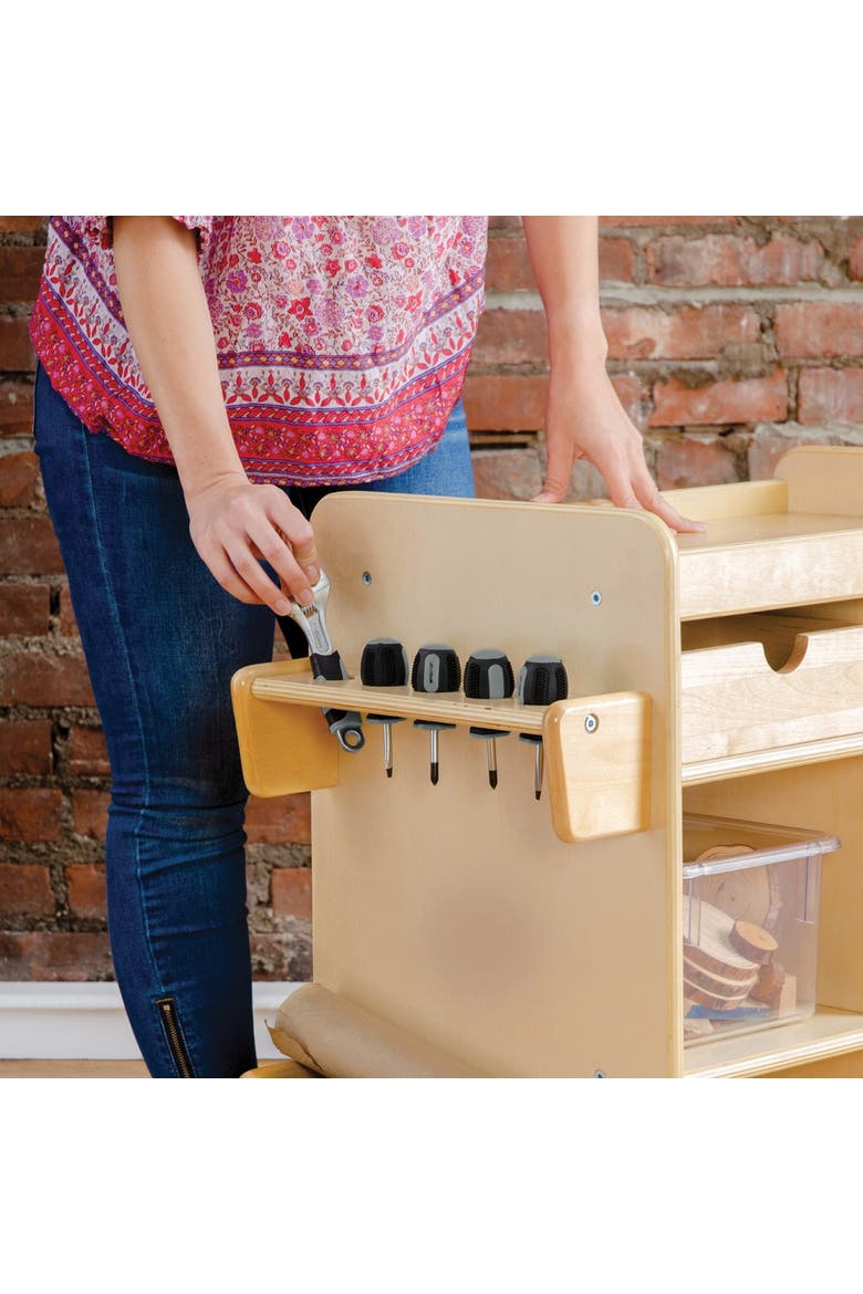 Utility Storage Cart, Alternate, color, Beige