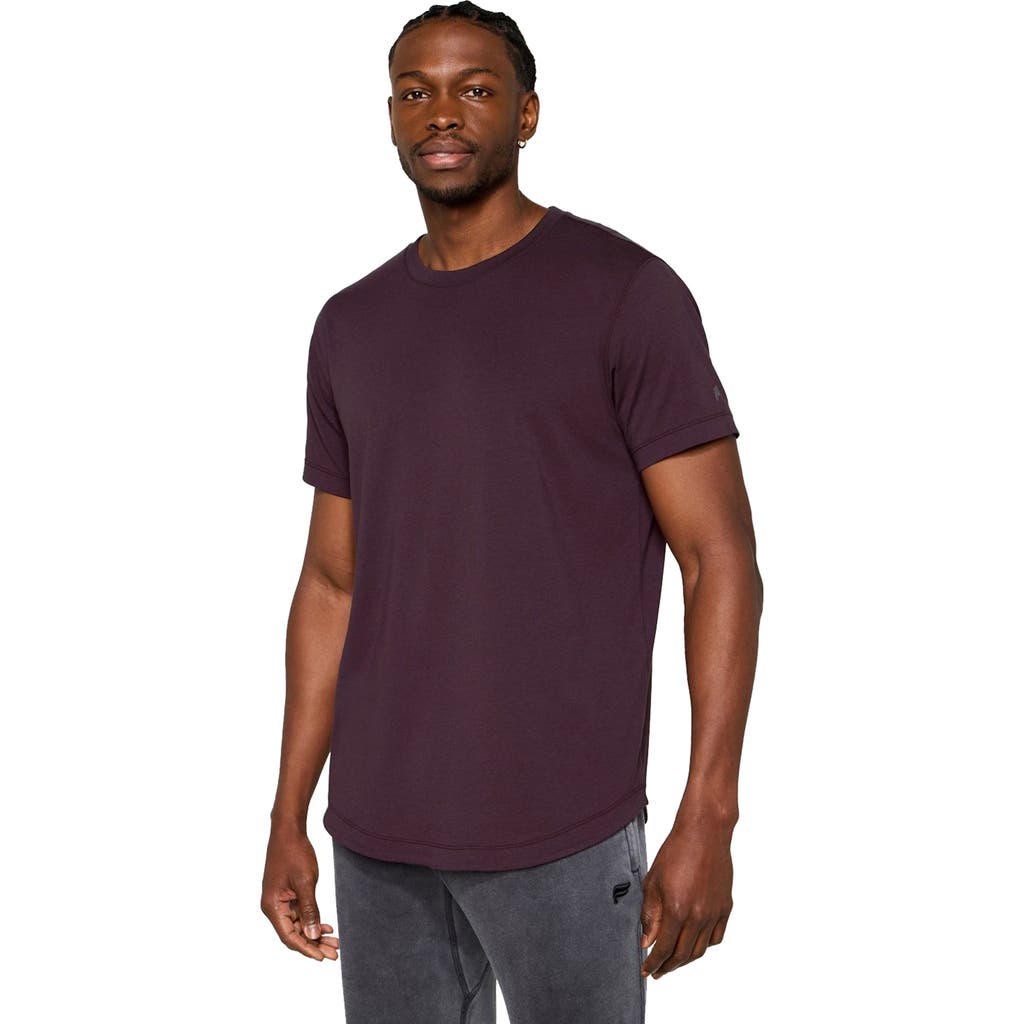 Fabletics The 24-7 Tee Curved Hem In Gray