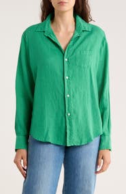 Frank & Eileen Relaxed Linen Button-Up Shirt