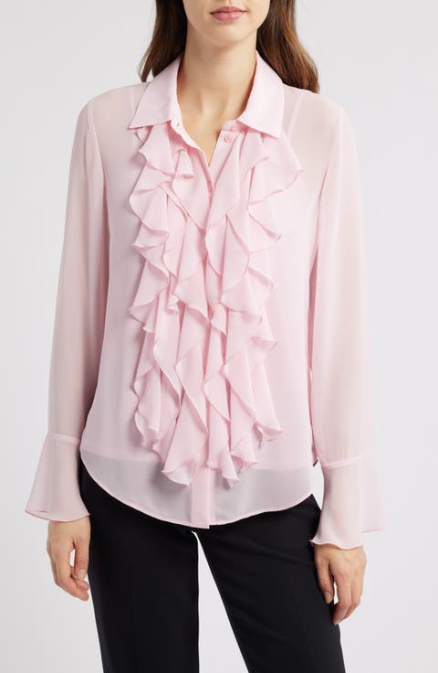 Ruffle Front Shirt