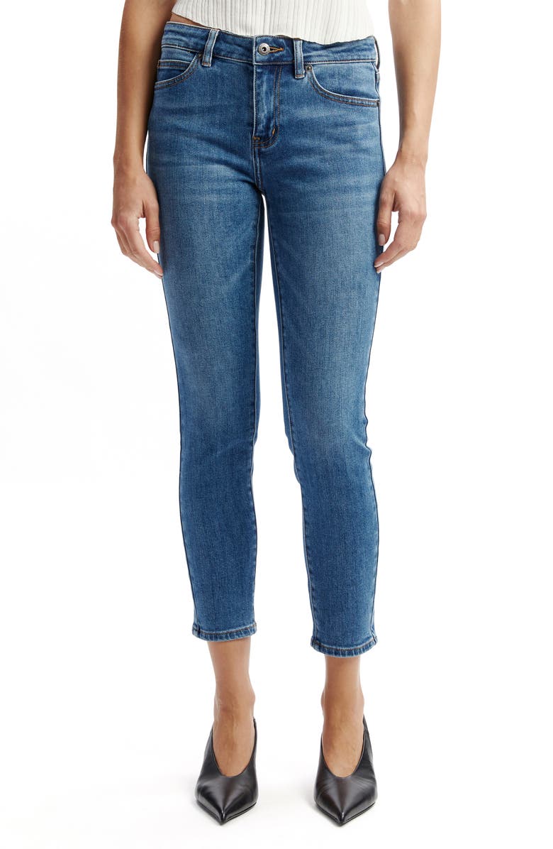 Bardot Knox Crop Skinny Jeans, Main, color, Vintage