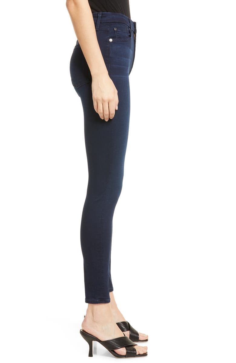 7 For All Mankind <sup>®</sup> 'Slim Illusion Luxe' High Waist Ankle Skinny Jeans, Alternate, color, 