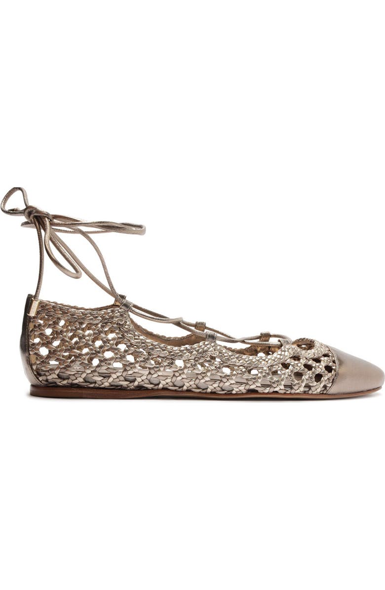 Alexandre Birman Ballerina Tresse Flat, Alternate, color,