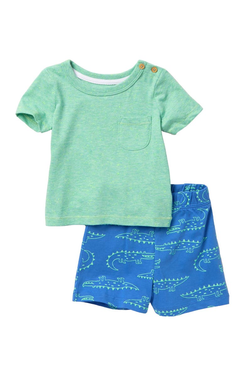 JOE FRESH Jersey Pocket Tee & Shorts Set, Main, color,