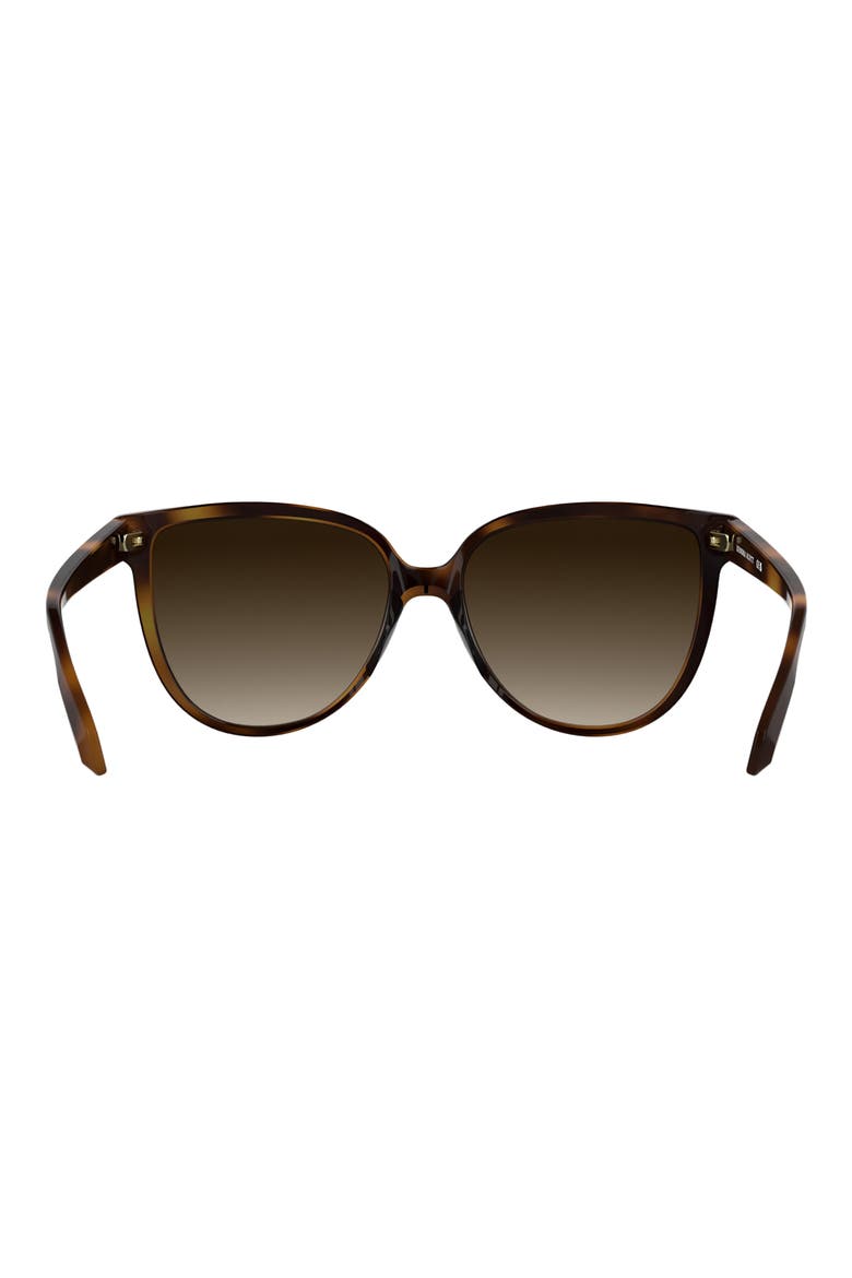 Dira 57mm Gradient Tea Cup Sunglasses, Alternate, color, TORTOISE