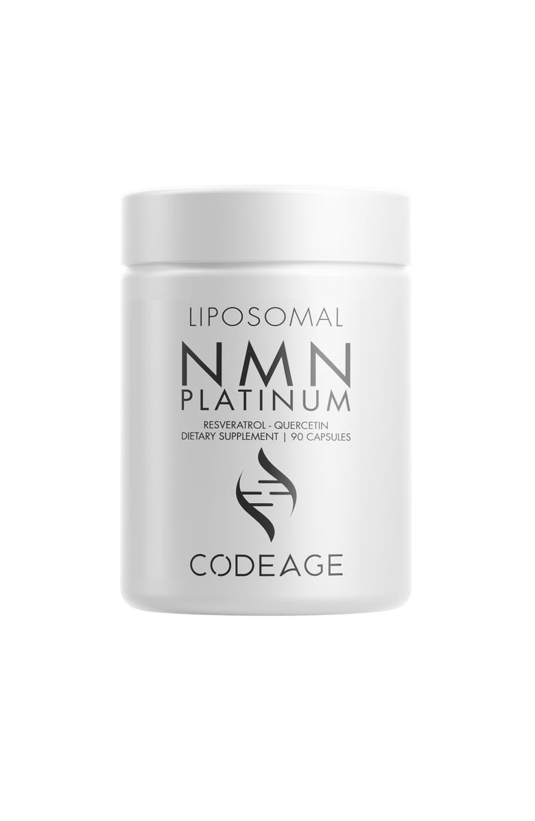 Codeage Liposomal NMN Supplement, NAD precursor, Resveratrol, Betaine, Riboflavin & B12, Quercetin, 90 ct, Main, color,