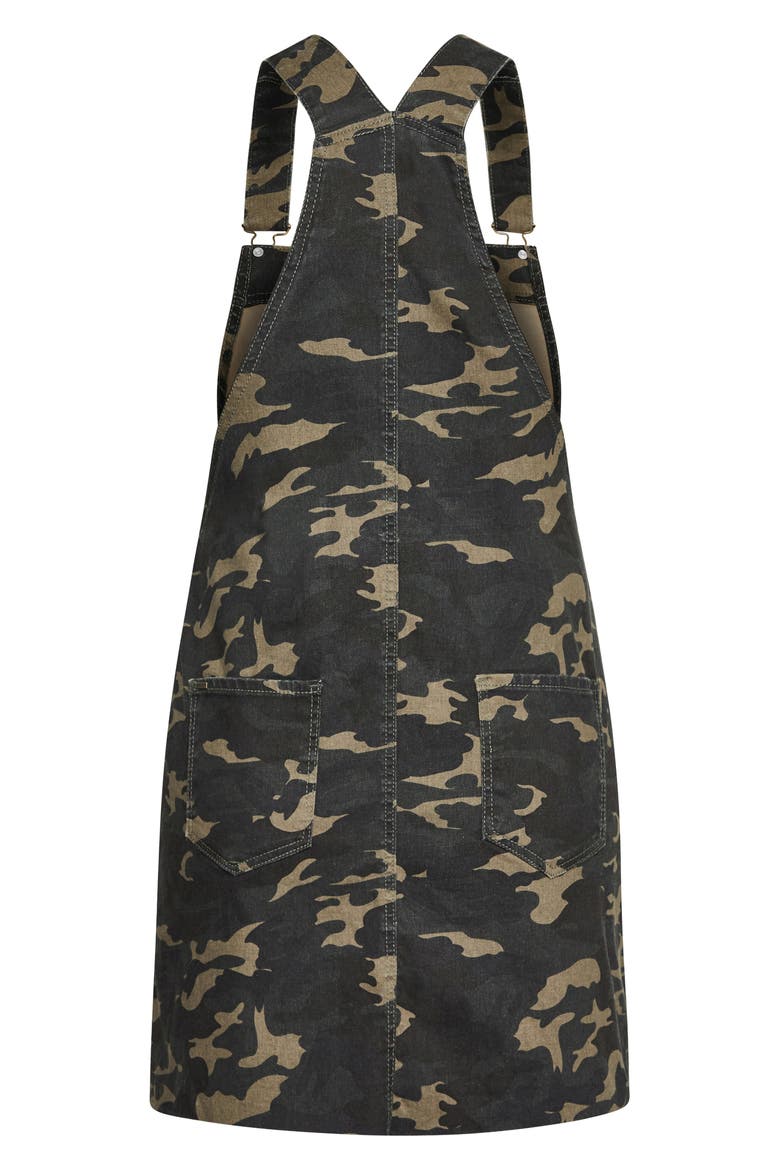 Camo Pinafore Dress, Alternate, color, CAMO