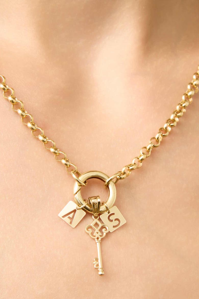 14K Yellow Gold Markey Pendant Charm, Alternate, color, 14K Yellow Gold