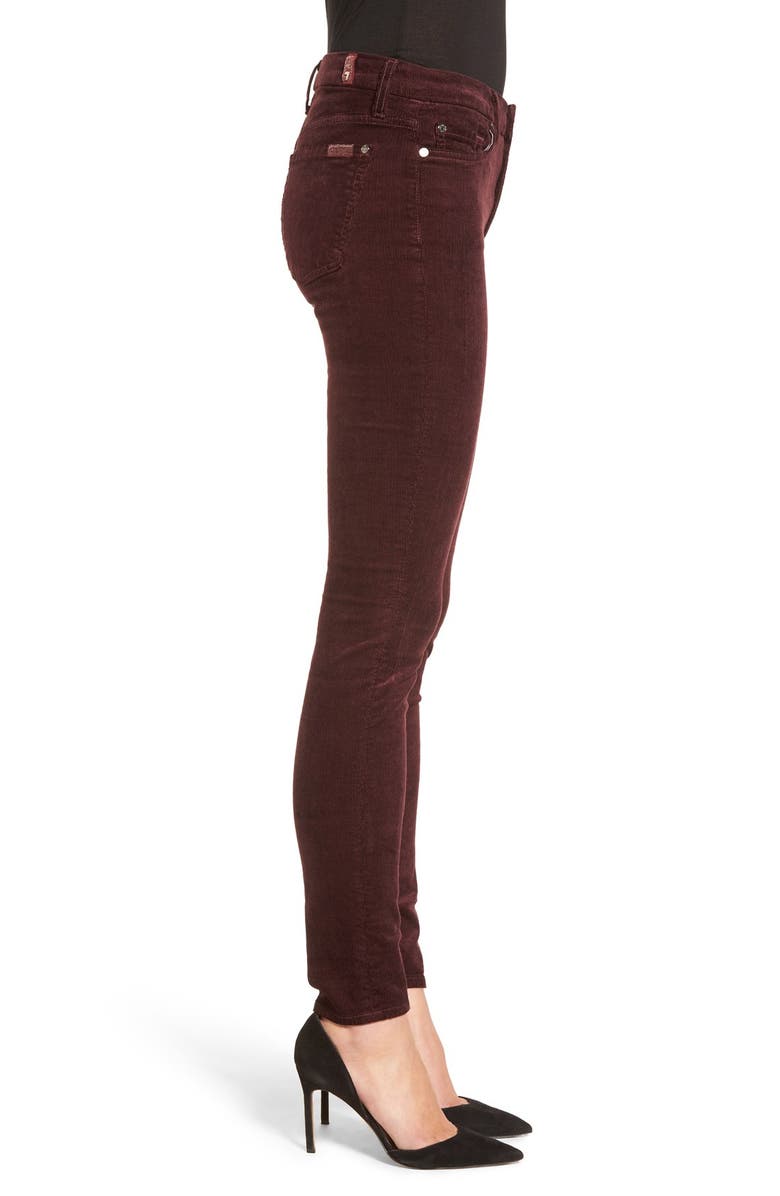 7 For All Mankind <sup>®</sup> 'The Skinny' Corduroy Pants, Alternate, color, 