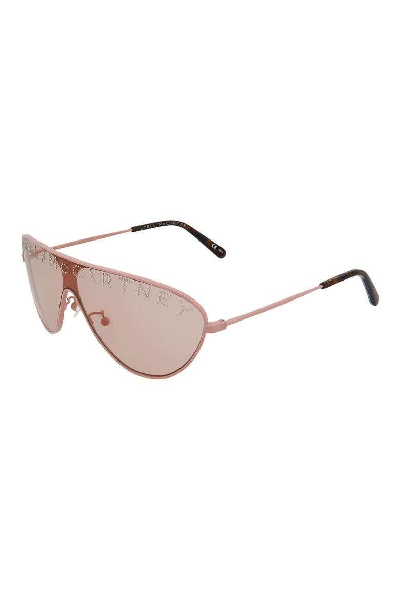 99mm Shield Sunglasses, Alternate, color, NUDE NUDE PINK/ PNK