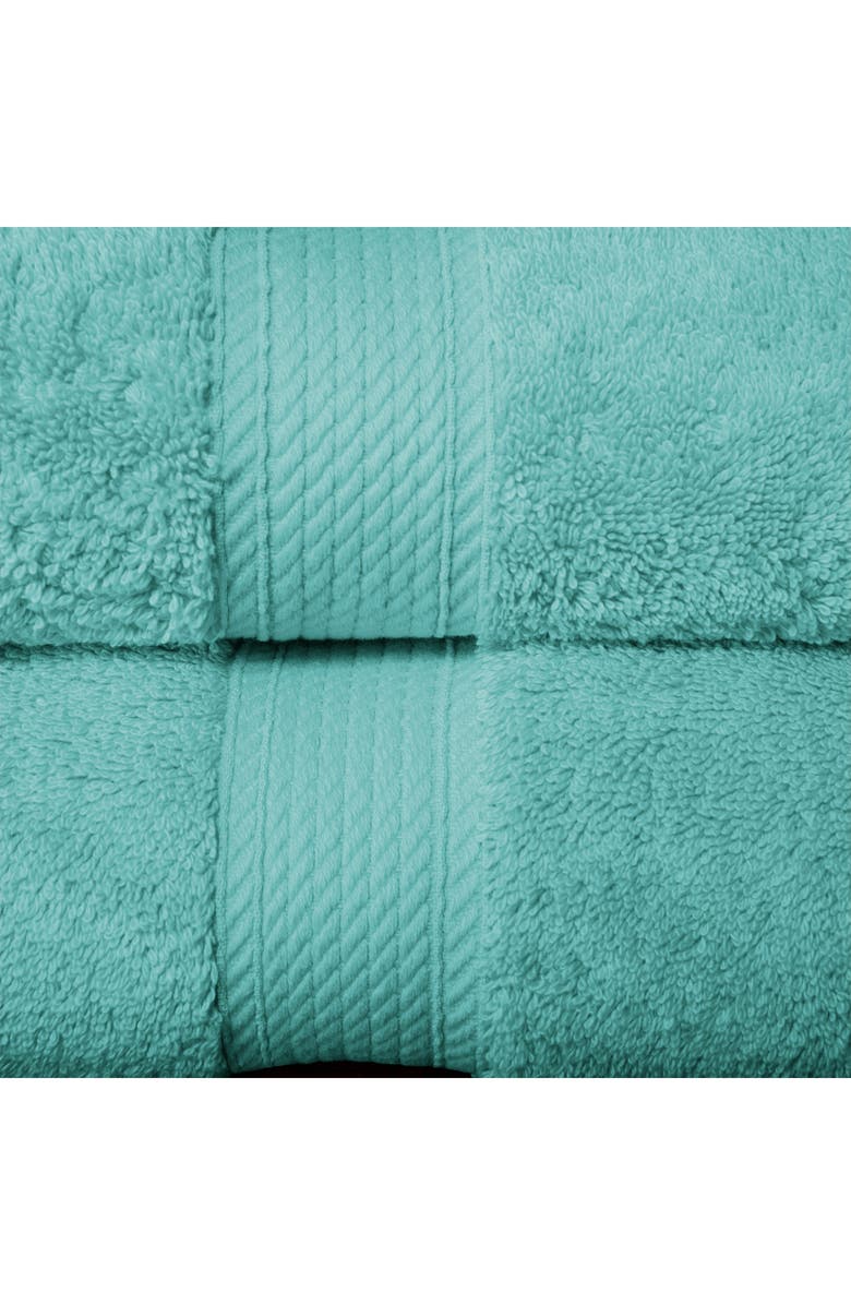Superior Egyptian Cotton 10-Piece Towel Set, Alternate, color, Turquoise