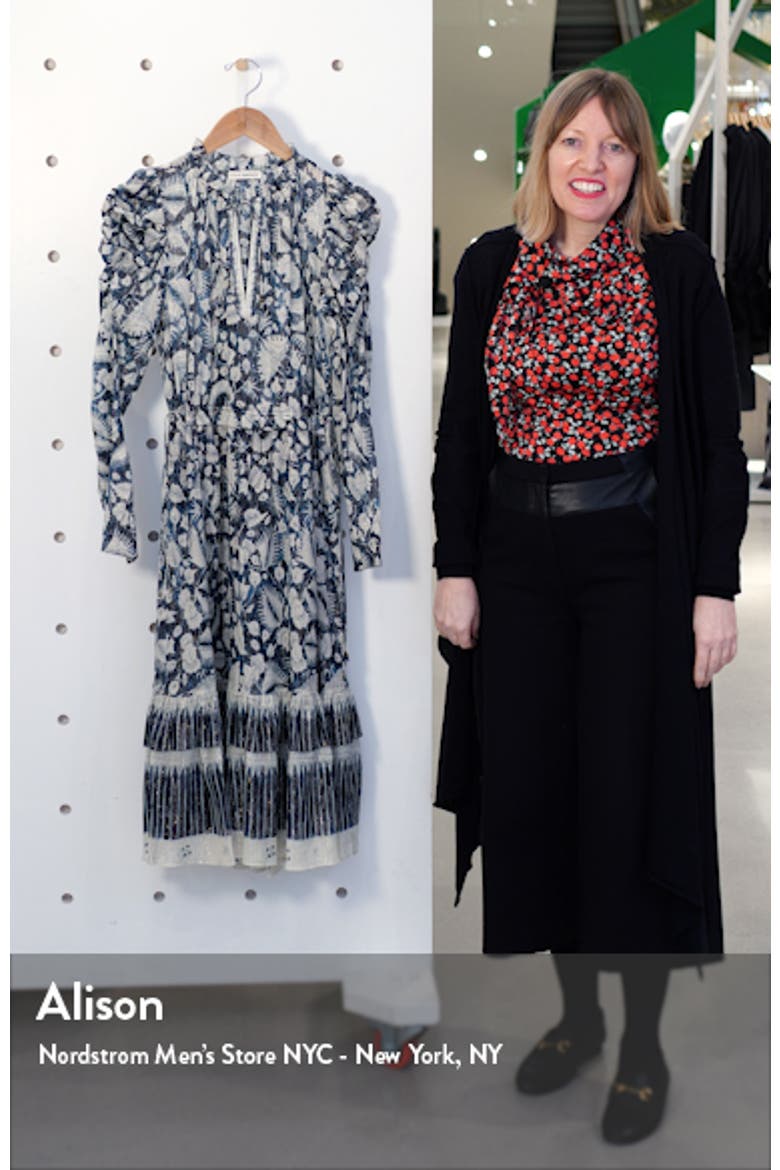 Nadia Floral Long Sleeve Midi Dress video