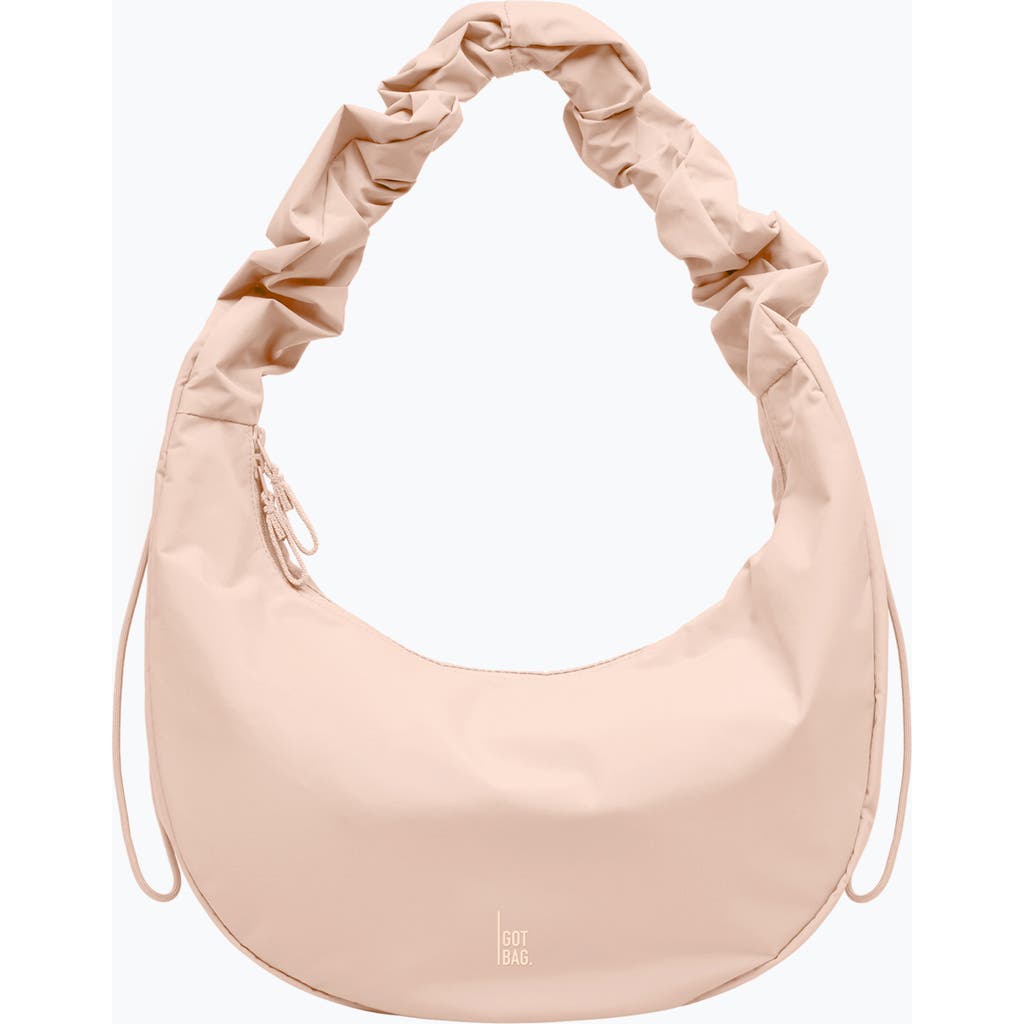 Got Bag Moon Bag Ruffle In White