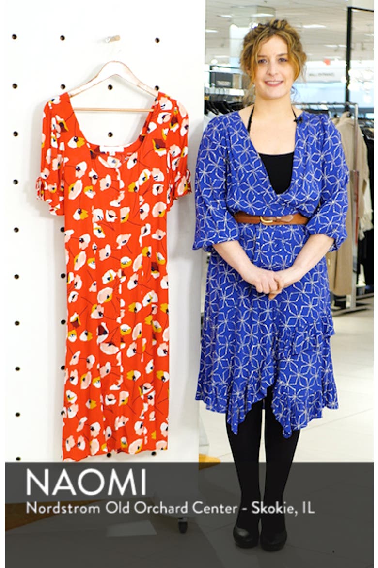 Floral Print Midi Dress video