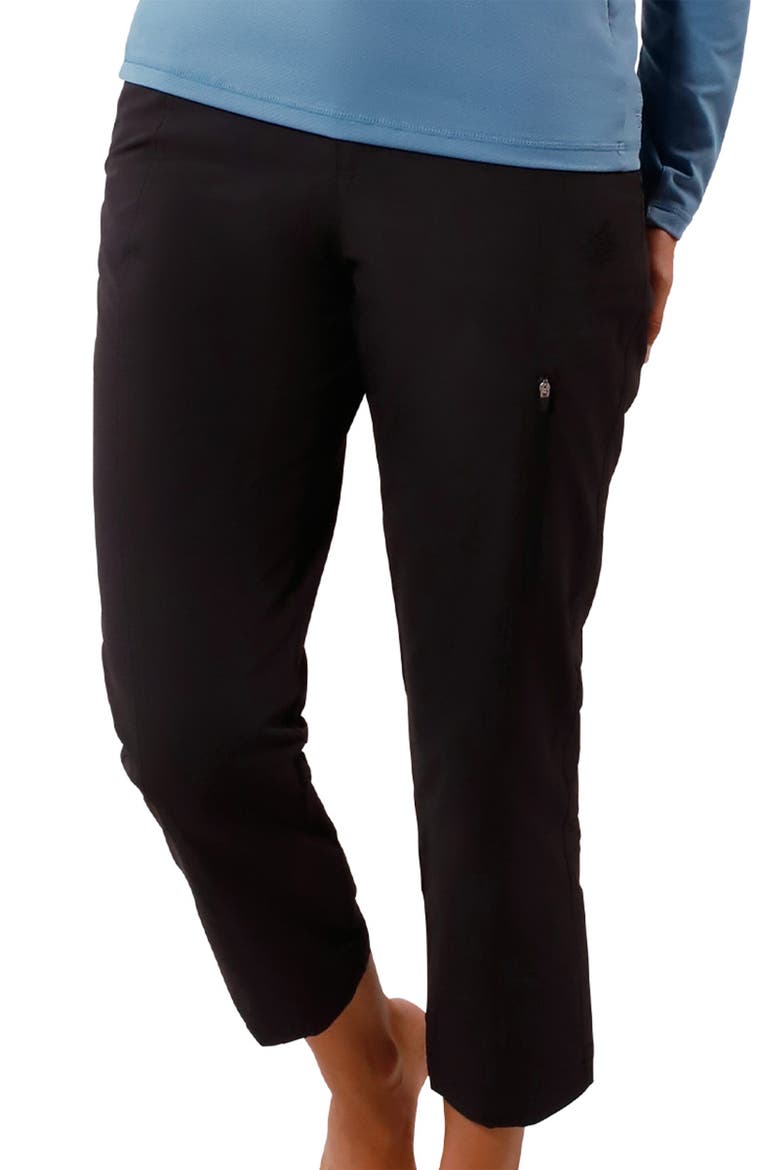 Walking Capris, Alternate, color, Black
